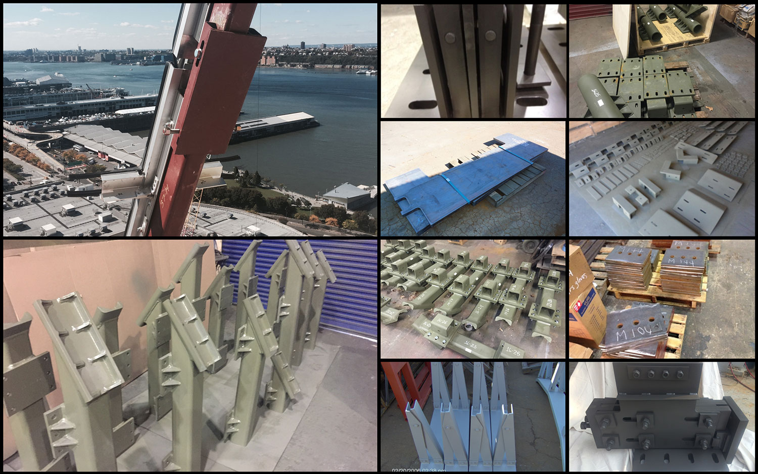 5 Steel Parts for Curtainwall collage