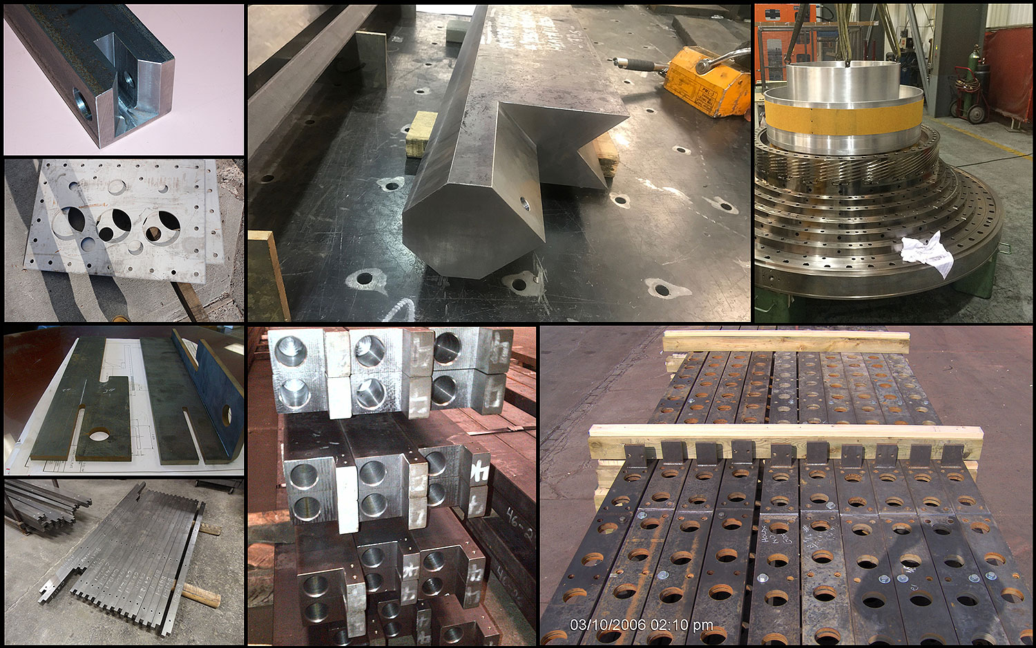 5 Machining collage